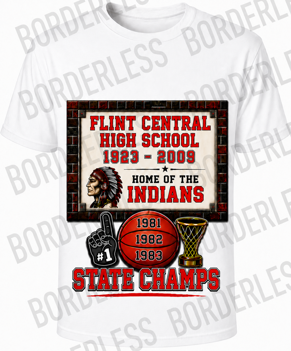 Flint Central Alumni Tailgate Shirt – Custom Sleeve Year