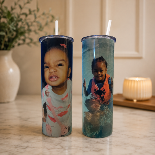 Personalized Skinny Tumbler – 20 oz