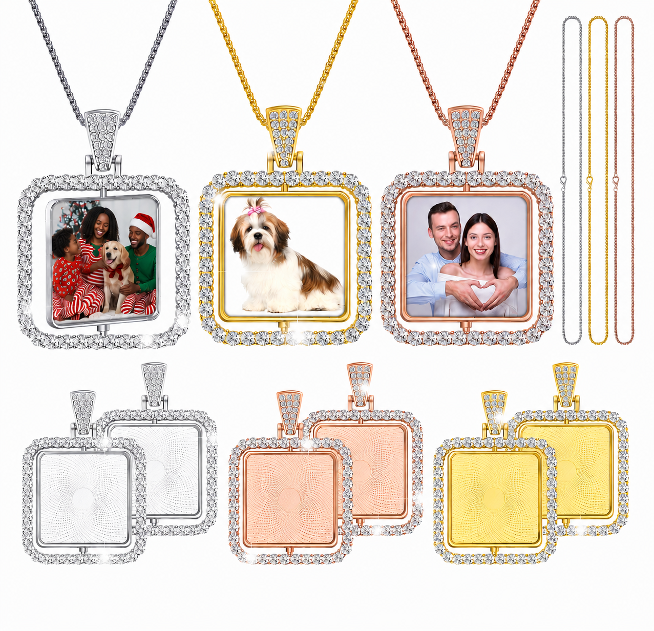 Square Photo pendant