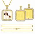 Square Photo pendant