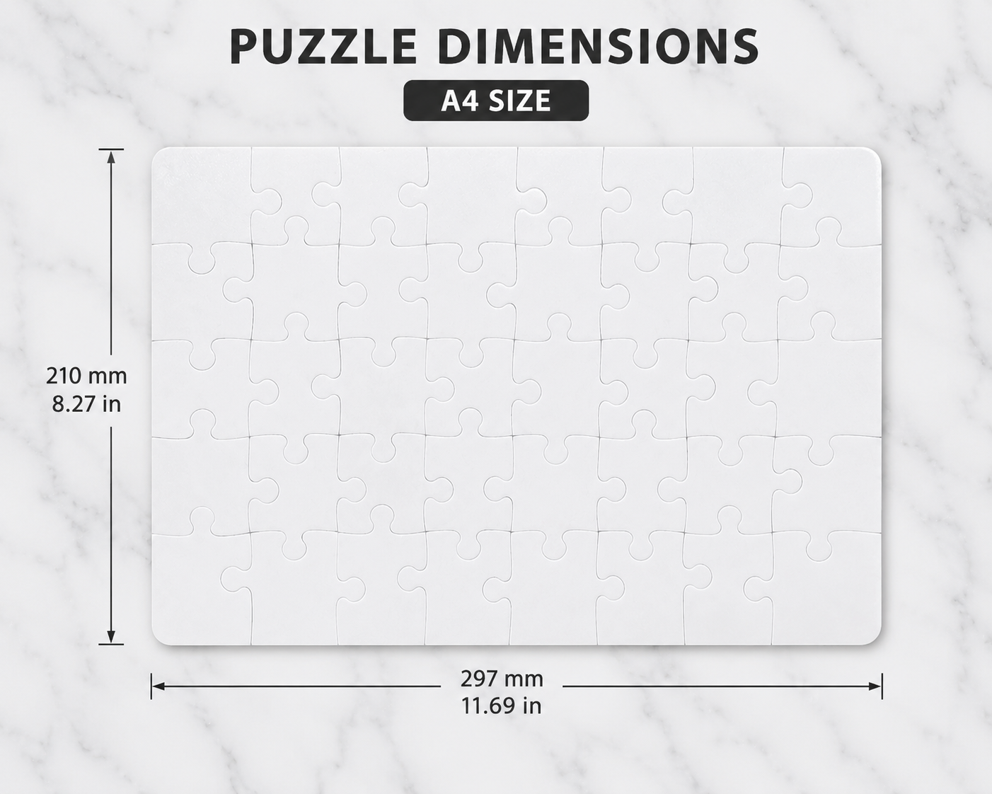 Custom A4 Photo Puzzle (48 Pieces)