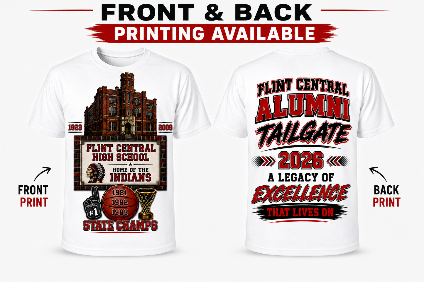 Custom T-Shirt Print (Up to 13” x 20”)